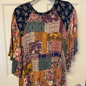 Women’s patchwork tunic dress